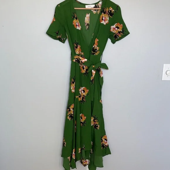 A.L.C. | Dresses | Alc Green Floral High Low Dress | Poshmark A.L.C. | Dresses | Alc Green Floral High Low Dress | Poshmark